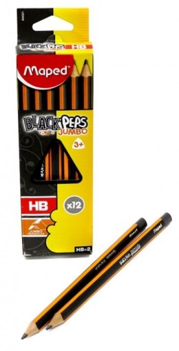 Ołówek BLACKPEPS JUMBO HB 854021 MAPED .