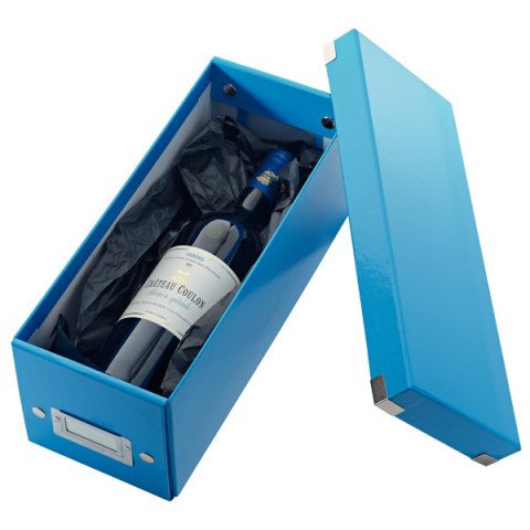 Pudło LEITZ C&S na CD WOW niebieskie 60410036