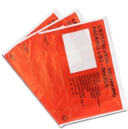 Koperty Kurierskie C5, transparentne czerwony nadruk, (500 szt.) PRZYLGI ikk240165bred EMERSON