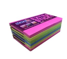 Notes samoprzylepny EXTRA STICKY 76x127mm 4 kol.neon/90 kart. 6szt. Stickin 21687