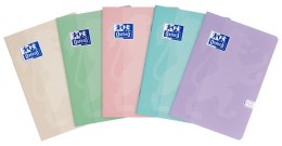 Zeszyt Oxford Touch Pastelowy A5 16 kartek 90 g kratka 5x5 mm 400175299 .