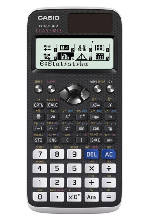 Kalkulator CASIO FX-991CEX naukowy 668 funkcji, 77x166mm, czarny