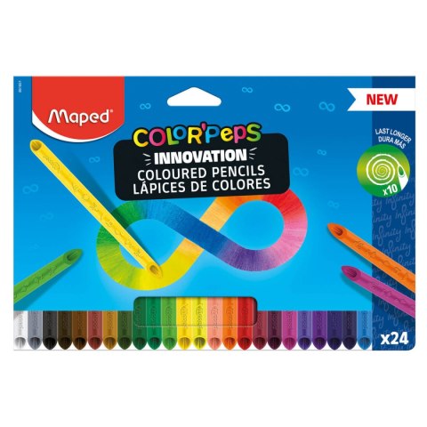 Kredki z grafitu Infinity 24 szt kartonowe etui 861601 .