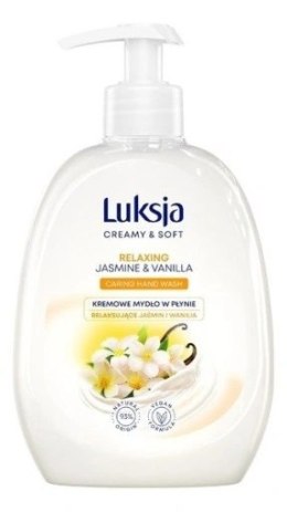 LUKSJA Mydło w płynie z dozownikiem 500 ml JAŚMIN & VANILLA 8919
