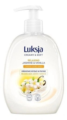 LUKSJA Mydło w płynie z dozownikiem 500 ml JAŚMIN & VANILLA 8919
