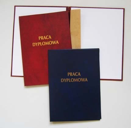 Okładka do prac dyplomowych z napisem.339-005 WARTA SALE