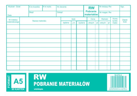 373-3 RW pobranie materiałów MICHALCZYK&PROKOP A5 80 kartek
