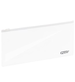 Teczka kopertowa DL zamek strunowy, biała GR-P053 GRAND 120-1863