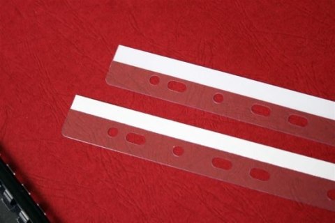 Wpinki do segregatora samoprzylepne zaokrąglone A4 (100) ARGO 422021 listwy