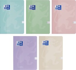 Zeszyt Oxford Touch Pastelowy A4 60 kartek 90 g kratka 5x5 mm 400175353