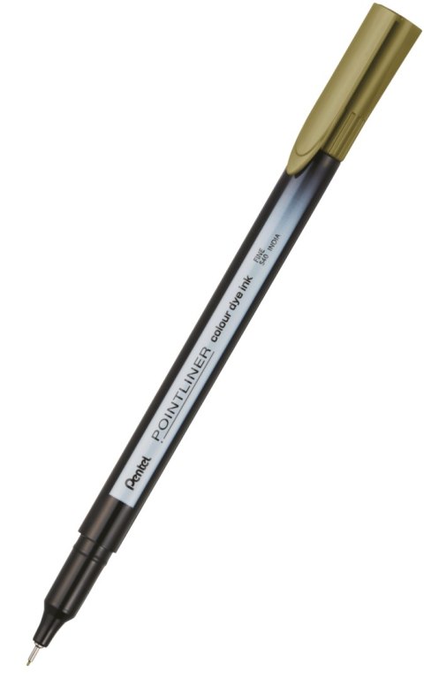 Cienkopis POINTLINER colour złoto-brązowy S40-E4 Pentel