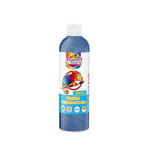Farby dekoracyjne brokatowe 250ml niebieska Sweet Colours 00775 OTOCKI