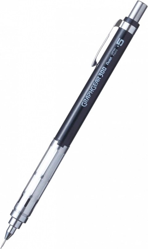 Ołówek automatyczny Pentel 0,5 mm GRAPHGEAR 300A/czarny PG315-AX PENTEL