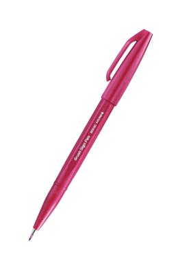Pisak pędzelkowy do kaligrafii burgund SES15C-B2X PENTEL .