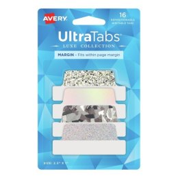 Zakładki indeksujące Ultra Tabs 63,5 x 25,4 mm, holograficzne zakładki indeksujące 16 szt., Avery 74179