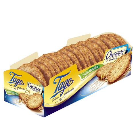 Ciastka TAGO owsiane z sezamem 185g
