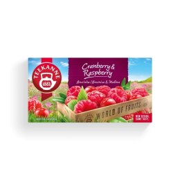 Herbata TEEKANNE żurawina i malina 20 kopert