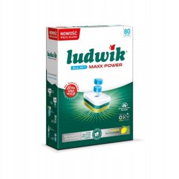LUDWIK Tabletki do zmywarki ALL IN ONE MAX POWER A80 LEMON