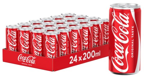 Napój COCA COLA 0.2L PUSZKA (24szt.) KAUCJA