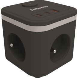 Przedłużacz POWER CUBE typ E, czarny, listwa zasilająca 100137169 FELLOWES