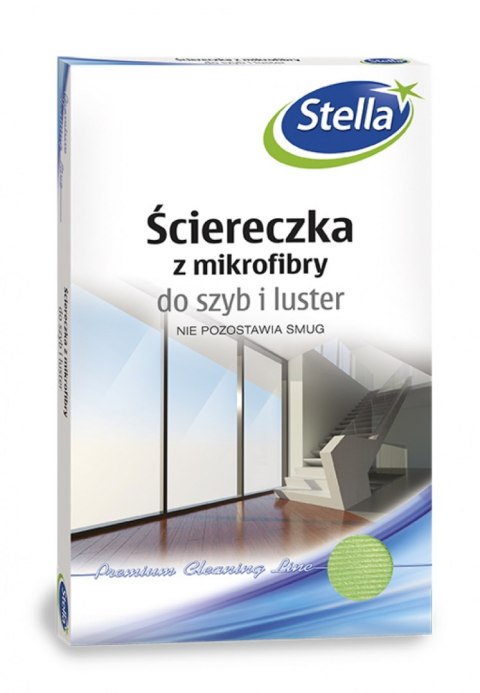 STELLA Ściereczka z mikrofibry do szyb i luster PS5710/12
