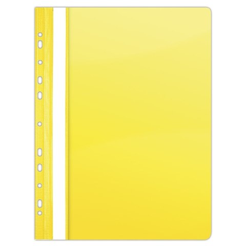 Skoroszyt DONAU PCV, A4, wpinany, żółty 1704001-11 PL