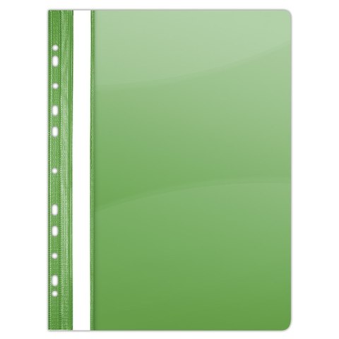 Skoroszyt wpinany do segregatora PCV zielony (10szt.) 1704001-06