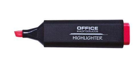 Zakreślacz fluorescencyjny OFFICE PRODUCTS, 1-5mm (linia), czerwony 17055211-04