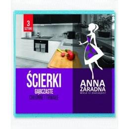 ANNA ZARADNA Ściereczka gąbczasta (3 szt.) PS-1002