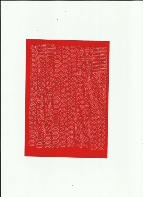 CYFRY samop. 1cm (8) niebieski ARTDRUK