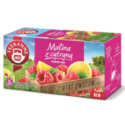 Herbata TEEKANNE malina z cytryną 20 kopert