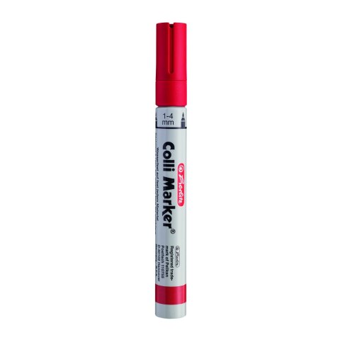 Marker wodoodporny COLLI czerwony permanentny 400202807 HERLITZ