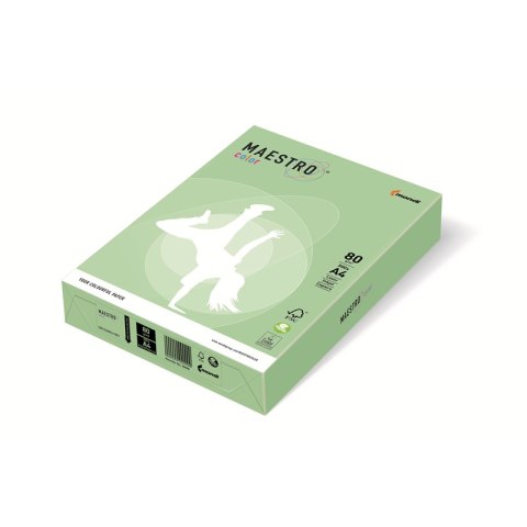 Papier xero MAESTRO COLOR A4 160g 250 ark. MG28 zielony pastel