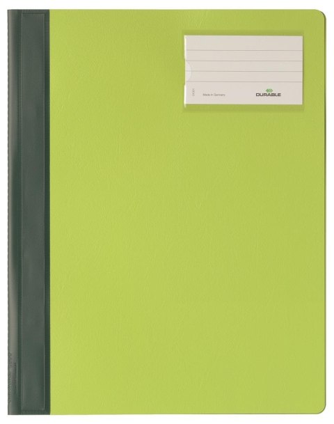 Skoroszyt_A4 kolorową okładką,rozszerz. PCW Zielony 250005 DURABLE
