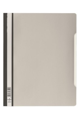 Skoroszyt A4 z przezroczystą okładką standard owy z PVC Szary 257010 DURABLE