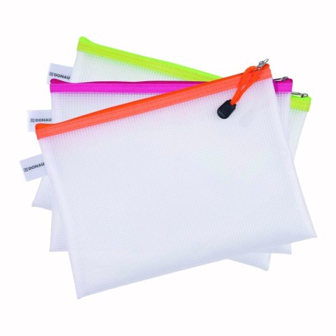Teczka kopertowa na suwak DONAU Zipper Bag A4 343x246 mm EVA mix kolorów 1798101PL-99 Torebka