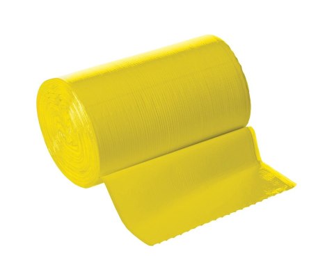 Worki na śmieci LD 120L żółte 25 szt./ rol LD120ZT25G22