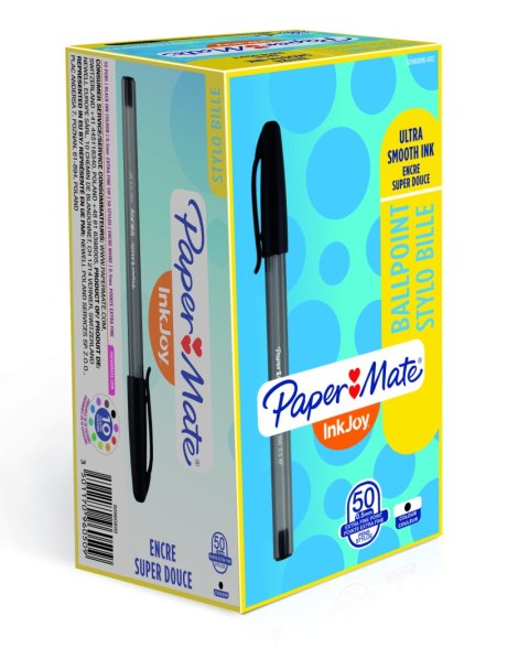 Długopis_ze skuwką INKJOY 100 CAP czarny PAPER MATE S0960890