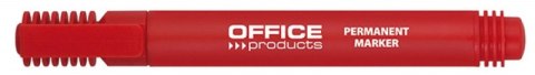 Marker permanentny , okrągły, 1-3mm (linia), czerwony, typu OFFICE PRODUCTS 17071211-04