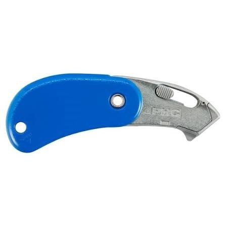 Nóż bezpieczny, składany PHC QuickBlade, niebieski, PSC2-700