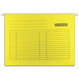 Teczka zawieszkowa DONAU A4, 230g, żółta 7410905-11