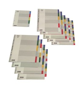 Przekładki A4 5 kolorów PP 6005 BANTEX E17215520/100205041 SALE