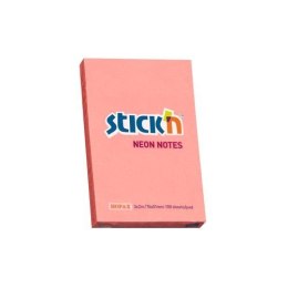 Bloczek STICK N 76x51mm różowy neon 100k 21162 STICK N