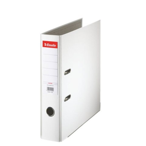 Segregator Esselte ekonomiczny, A4/75mm, 30% PP z recyklingu, biały 11250