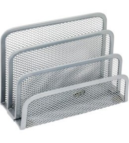 Stojak na koperty TY192/GR-034, srebrny siatka GRAND 120-1122