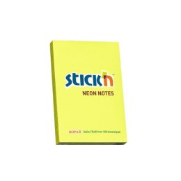Bloczek STICK N 76x51mm żółty neon 100k 21132