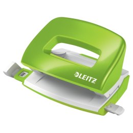 Dziurkacz Mini metalowy Leitz WOW, zielony, 10 lat gwarancji, 10 kartek 50601054 .