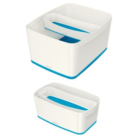 Organizer MyBOX podłużny biało-niebieski LEITZ 52581036 .