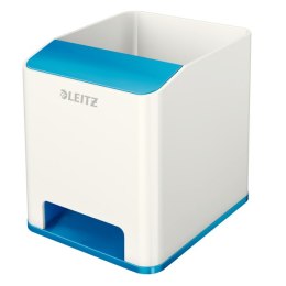 Kubek na długopisy LEITZ WOW niebieski ze wzmacniaczem dźwięku 53631036 .