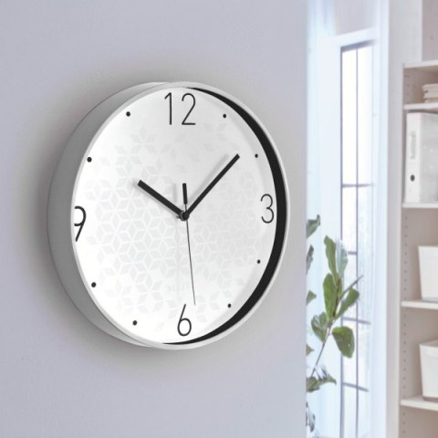 Zegar Leitz WOW, biały 90150001 .